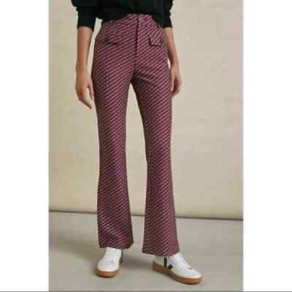 Anthropologie The Essential Flare 

Purple, magenta, trouser